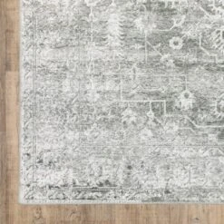 Micah Washable Distressed Oriental Indoor Area Rug Gray/Ivory - Captiv8e Designs -Home Decor Store GUEST f8619f8a 7977 4289 adf1 47054ba995aa