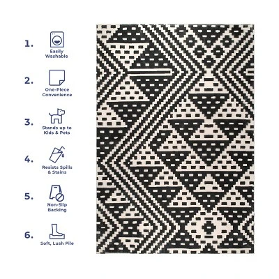 NuLOOM Chiara Machine Washable Modern Geometric Area Rug 13 NuLOOM Chiara Machine Washable Modern Geometric Area Rug - Image 11