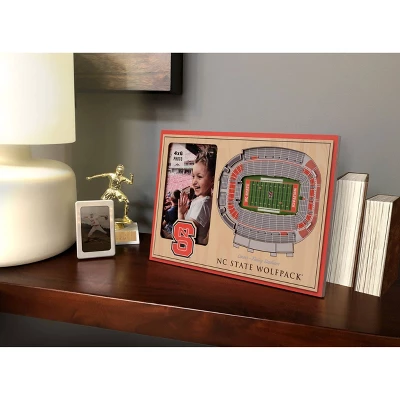 4" X 6" NCAA NC State Wolfpack 3D StadiumViews Picture Frame 3 4" X 6" NCAA NC State Wolfpack 3D StadiumViews Picture Frame