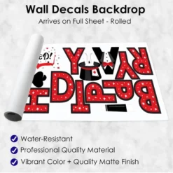 Big Dot Of Happiness Ta-Da, Magic Show - Peel And Stick Magical Birthday Party Decoration - Wall Decals Backdrop -Home Decor Store GUEST fcfafb98 f571 415b 9ad1 bbd4f1dc2621