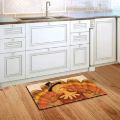 Thanksgiving Turkey Doormat Pilgrim Hat Indoor / Outdoor 30" X 18" Briarwood Lane -Home Decor Store GUEST fd7dccda d267 402b 90ef 7a4a1e128daa