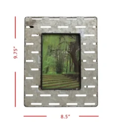 4x6 Inches Galvanized Metal & Glass Photo Frame - Foreside Home & Garden 13 4x6 Inches Galvanized Metal & Glass Photo Frame - Foreside Home & Garden -Home Decor Store GUEST fe3d63e8 c524 41b6 ab25 407c4afbc42f