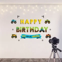 Big Dot Of Happiness Smash And Crash - Monster Truck - Peel And Stick Boy Birthday Party Decoration - Wall Decals Backdrop -Home Decor Store GUEST fef551dd 95b3 4d45 b0b8 c90417a612a0
